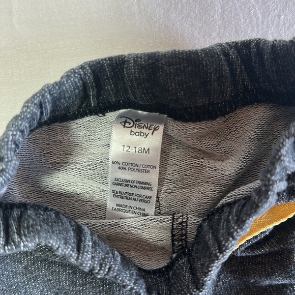 Disney - Dark Gray Shorts with Yellow Paw Patch - Picture 3 of 3